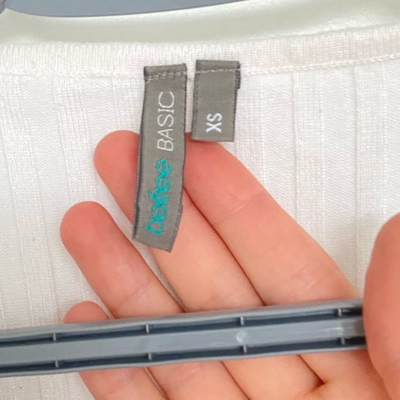 Off-white long sleeve shirt, brand - beefree BASIC, size XS - Picture 4 of 4